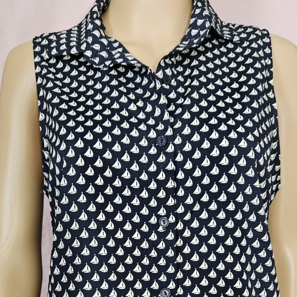 XXI Sleeveless Sailboat Woven